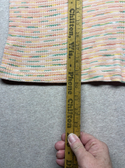 1960-70s Women’s Knit Stripe S Sleeve Top