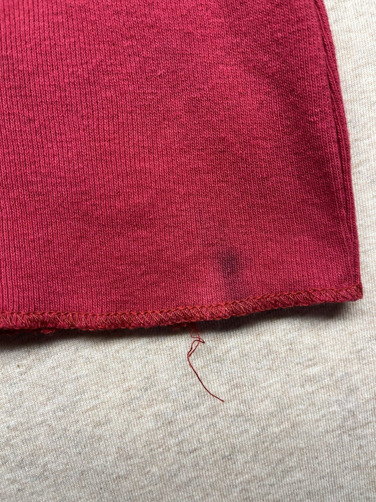  1990s Women’s Red S Sleeve Knit Gulfport Top