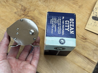 Ocean City Vtg Fishing Reel With Box #1238