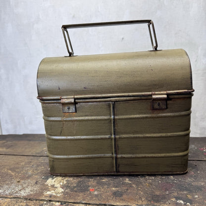 Vintage Tin Painted Lunch Box
