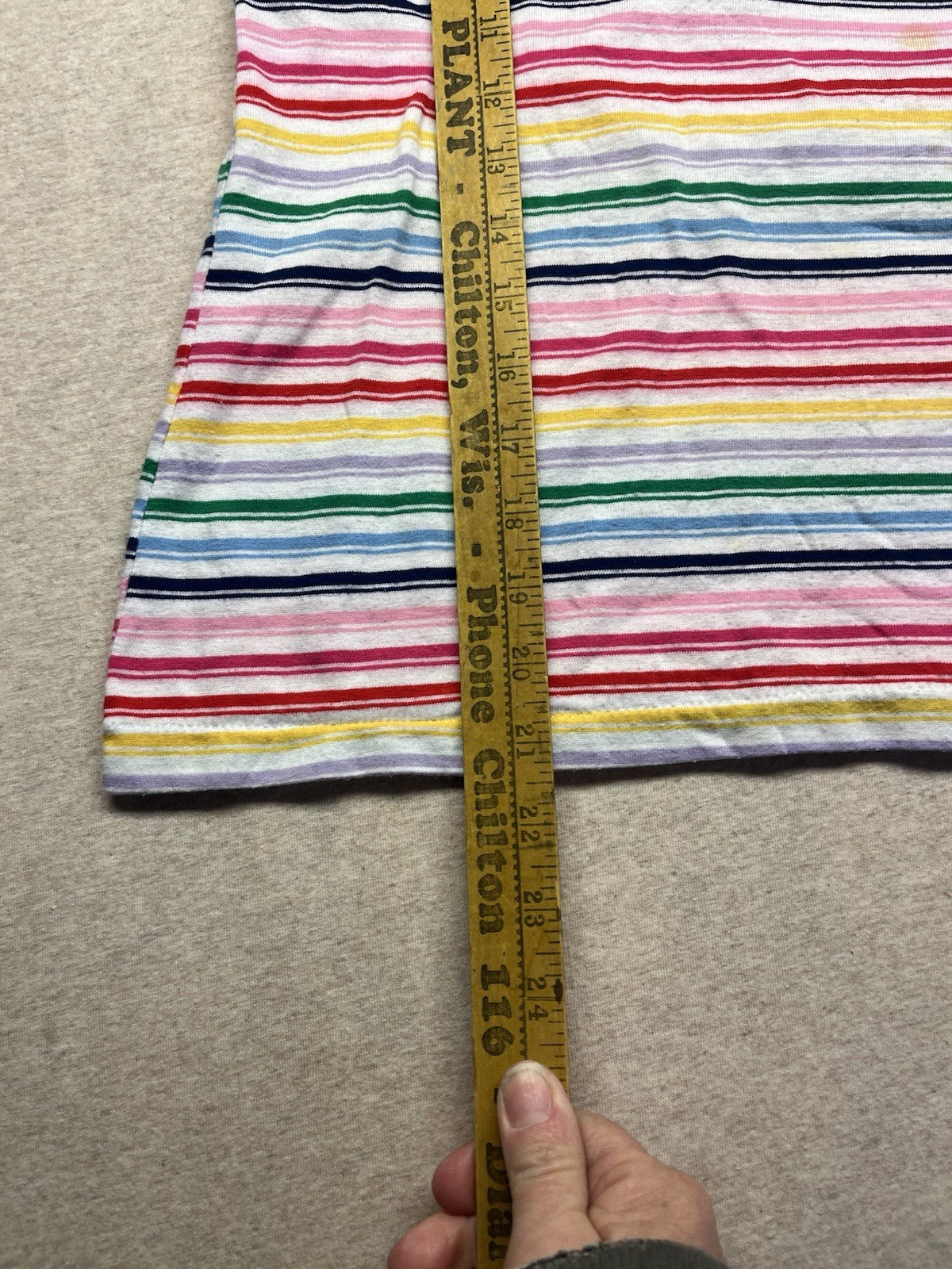 1970s Women’s Striped Knit Tank Top