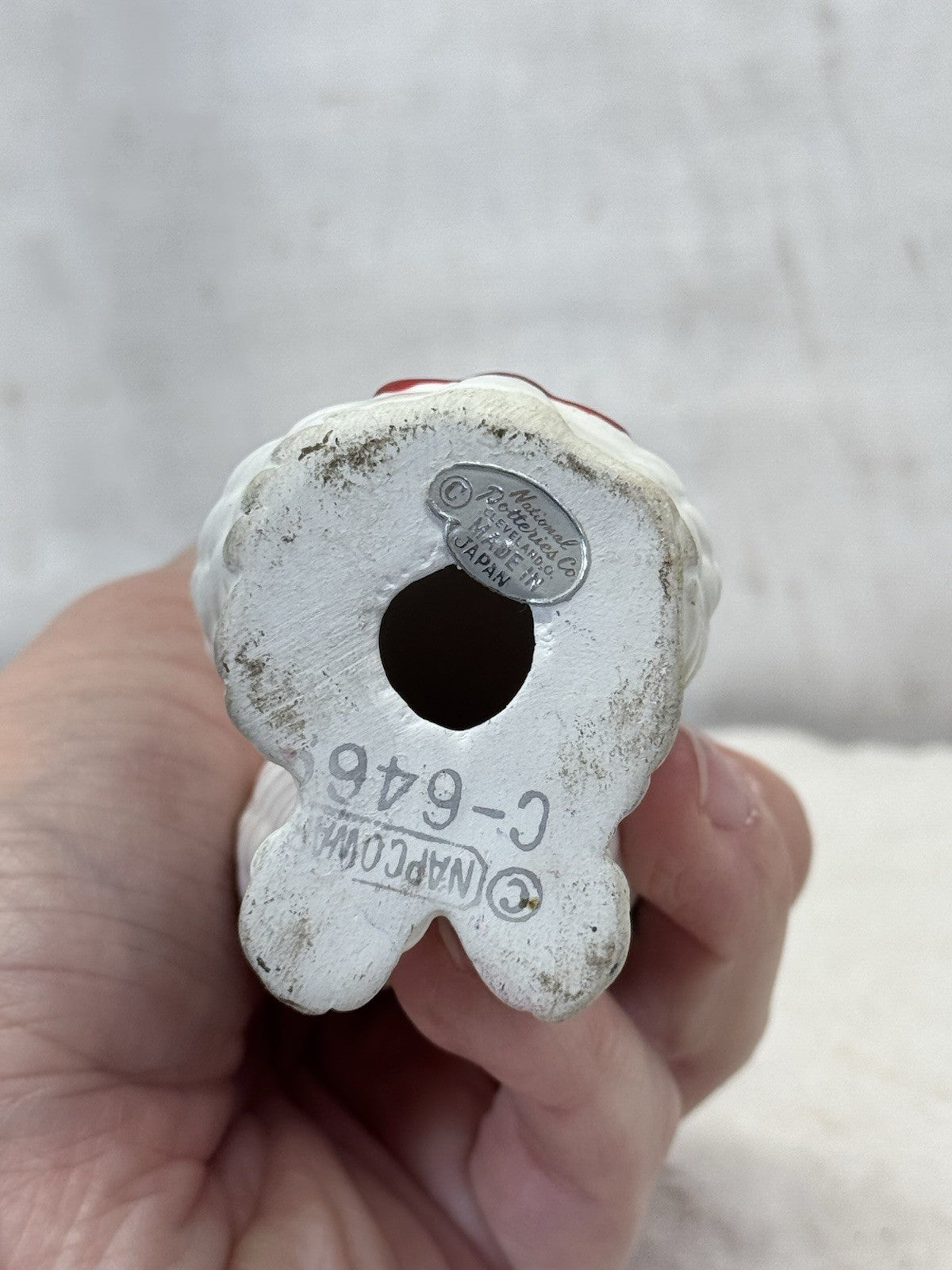 Napco Poodle Figurine Japan Vintage 