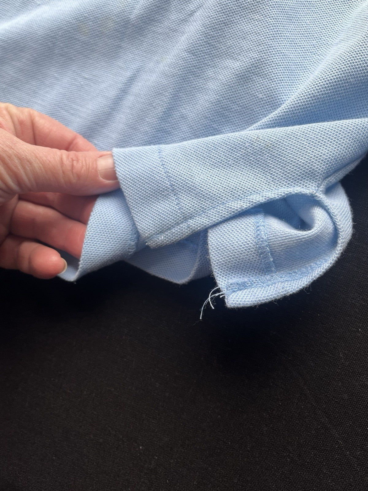 1970s, 80s Women’s The Fox Blue Sleeveless Knit Shirt
