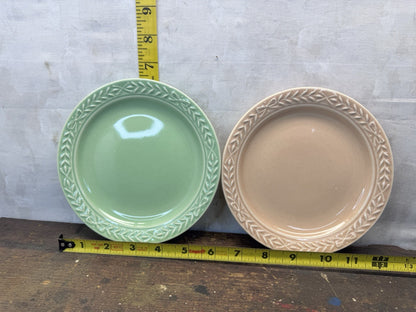 Laurella Set Of Four Plates Vtg #1297