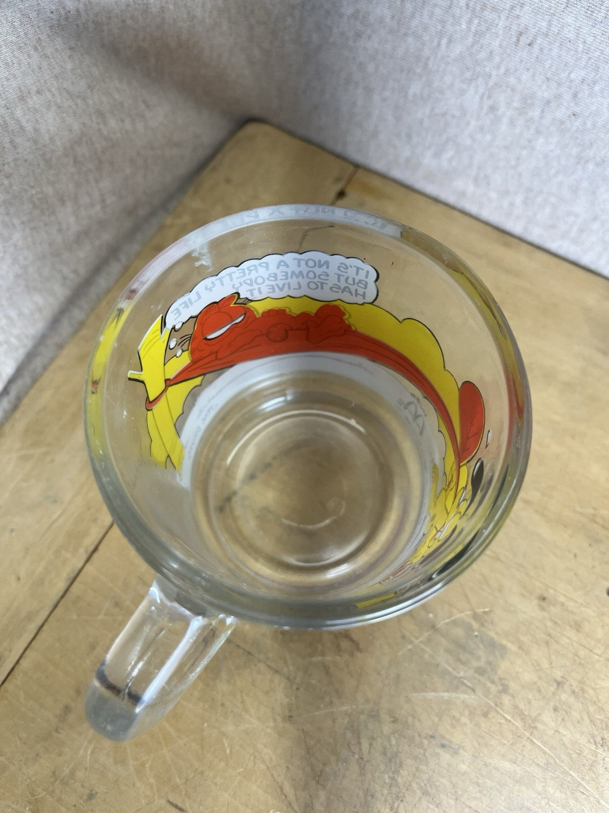 Garfield Mc Donald’s Vintage Glass Mug