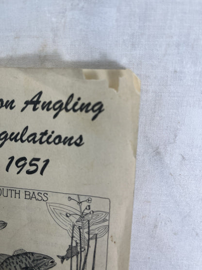 Oregon Anglers 1951 Pamphlet 