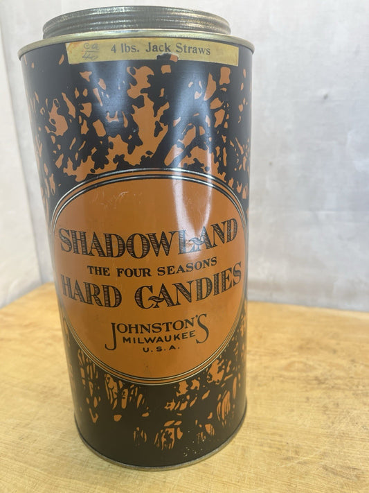 Vintage Halloween Shadowland Candy Tin #1336
