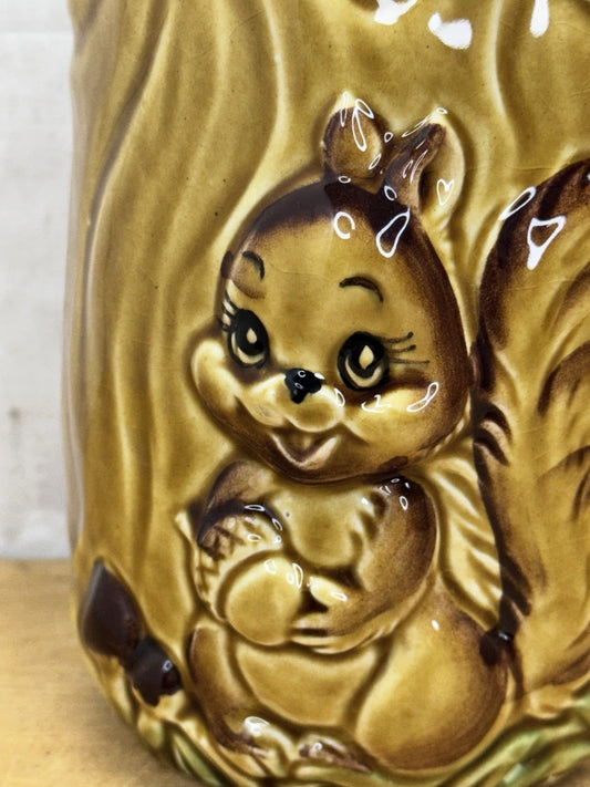 Ceramic Squirrel Pitcher Vintage #1116