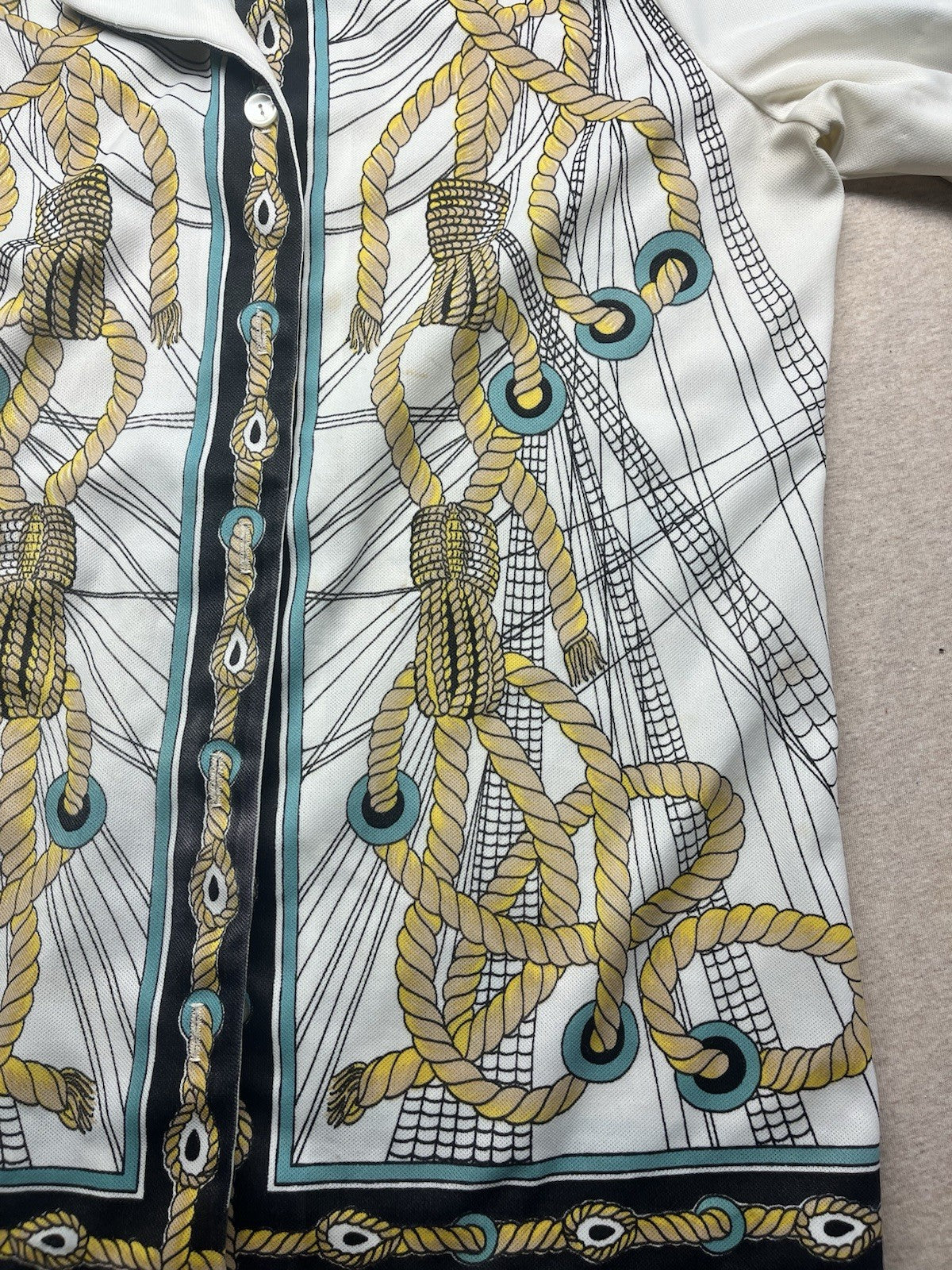 1970s, 80, Women’s Knit S Sleeve Sailor Print