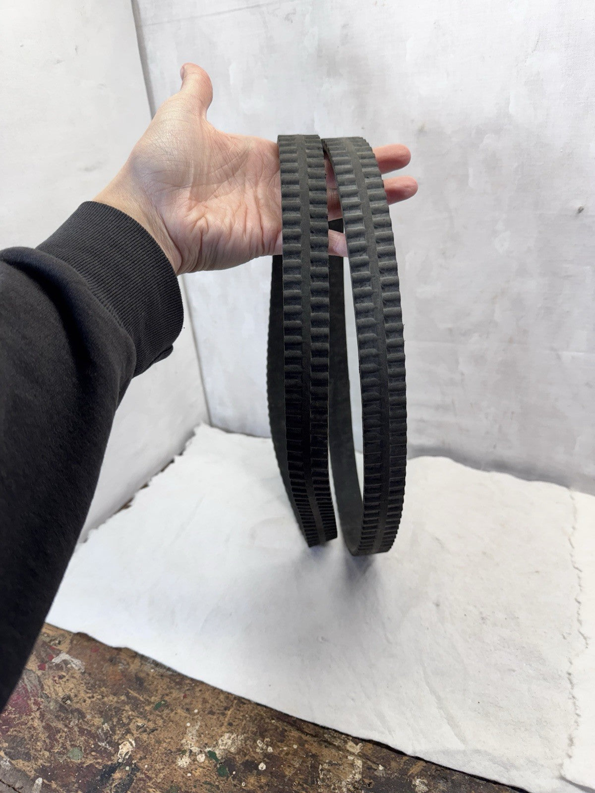 Parts For Toy Vehicle 16” Rubber Tracks Vintage