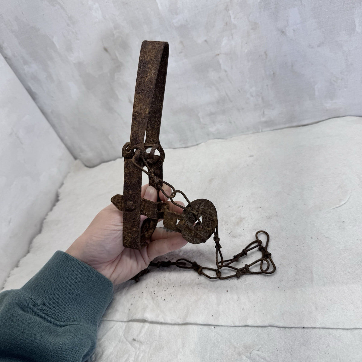 Rusty Vintage Hunting Trap 