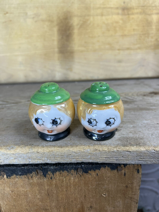 Japan Anthropomorphic Pair Of Shakers