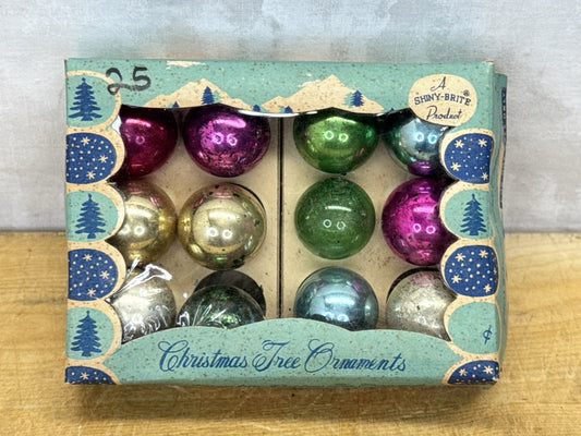 Vintage Shiny Brite Mini Ornaments #1089