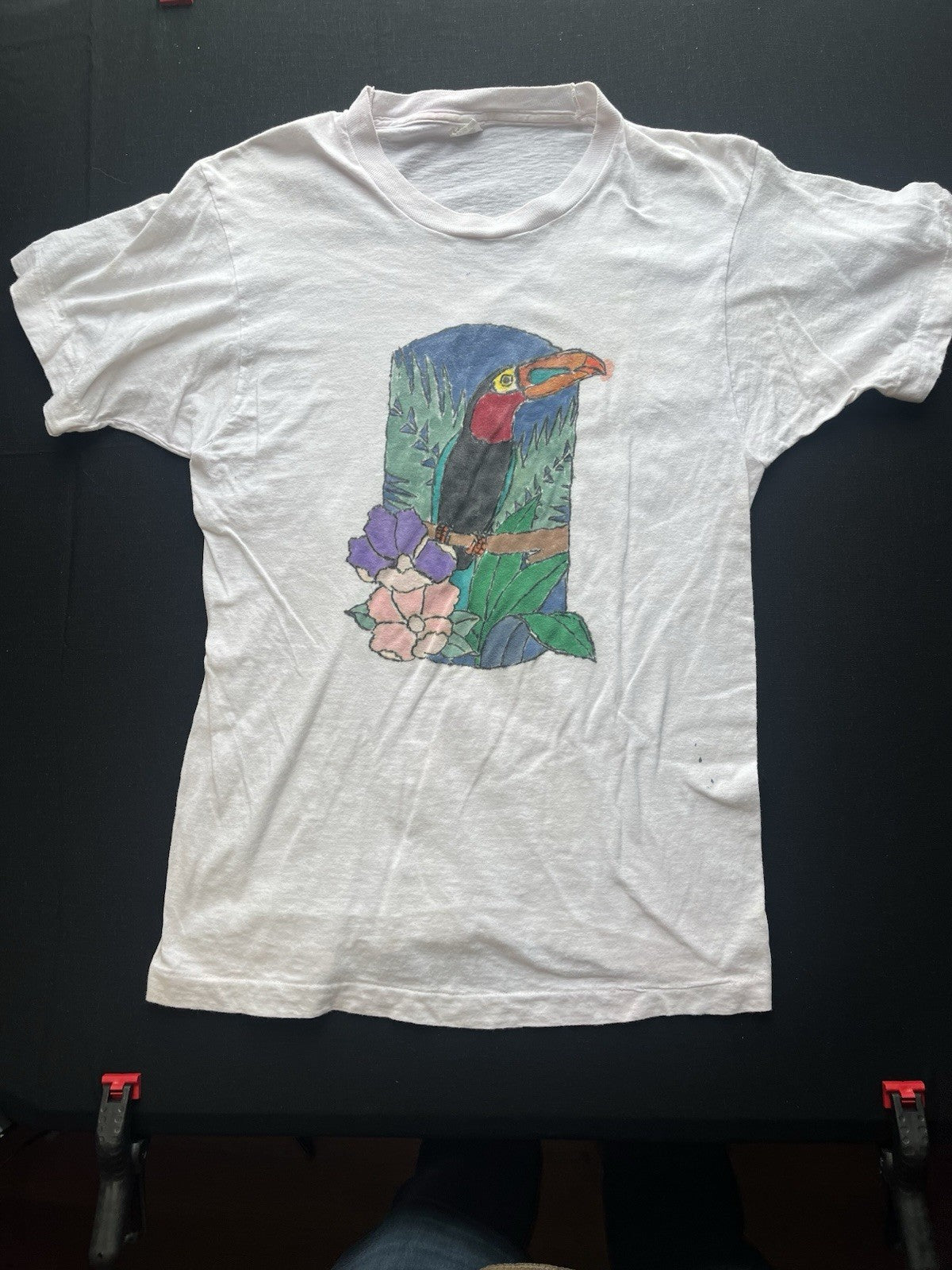 1980s, 1990s Fruit Of The Loom Toucan Tshirt