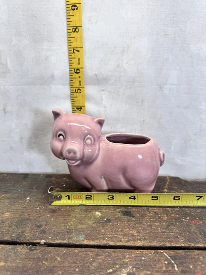 McCoy Pottery Pink Pig Planter Vintage
