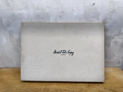 NOS Marshall Fields & Co. Nude Pantyhose Size 9 1/2 W/orginal Box #1060