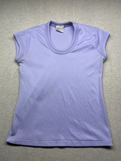 1970s Women’s Purple Knit S Sleeve Top