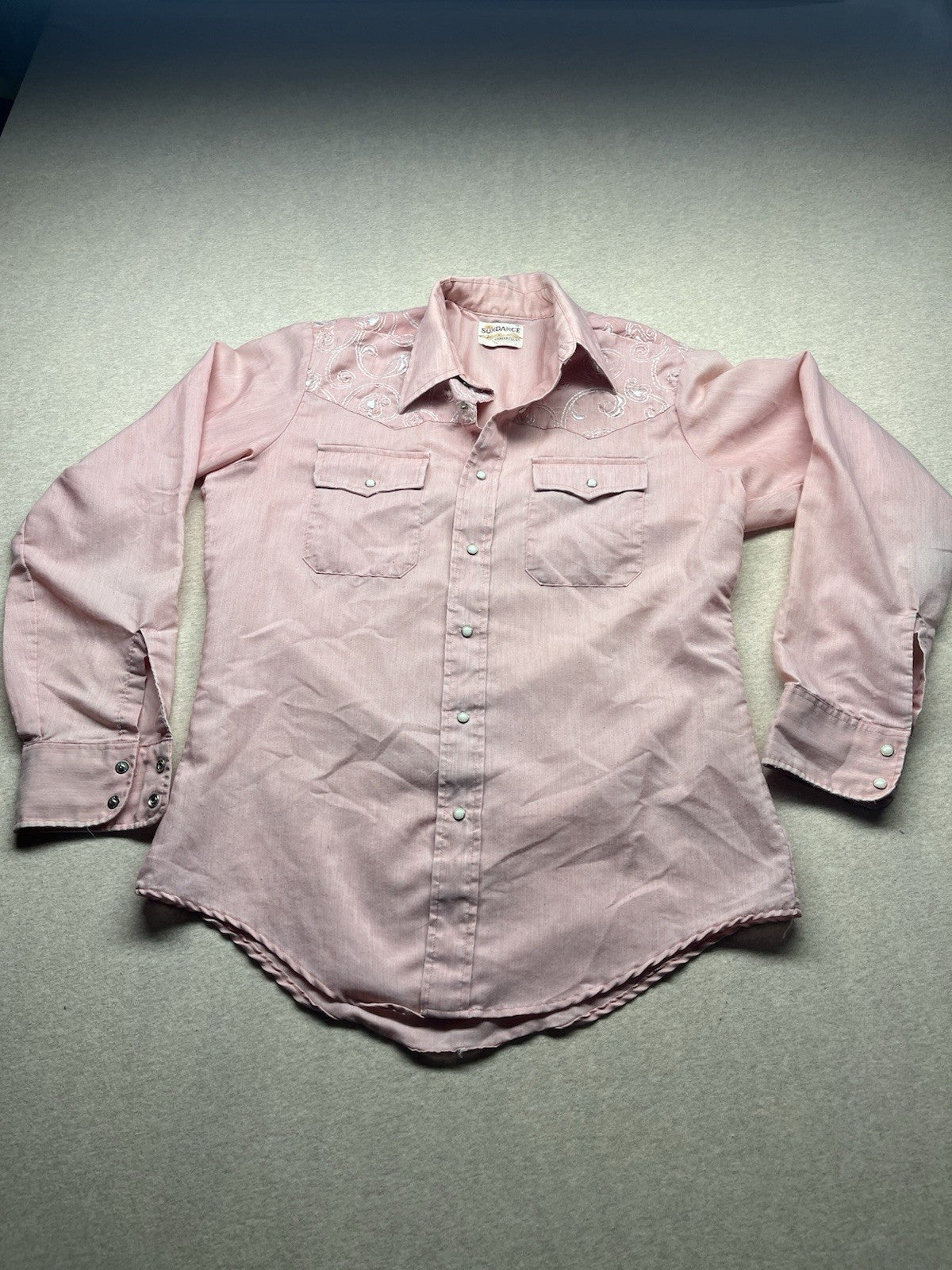  Vtg Sundance Career Club Men’s Medium Western Shirt 