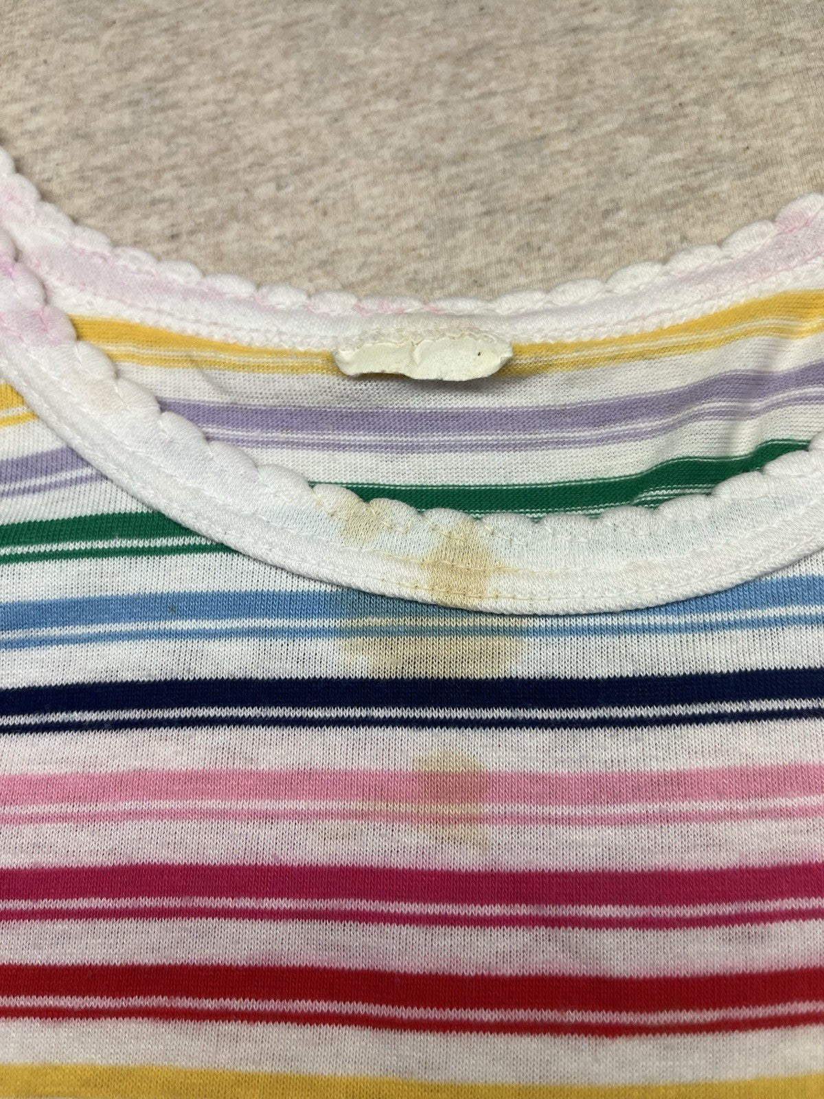 1970s Women’s Striped Knit Tank Top
