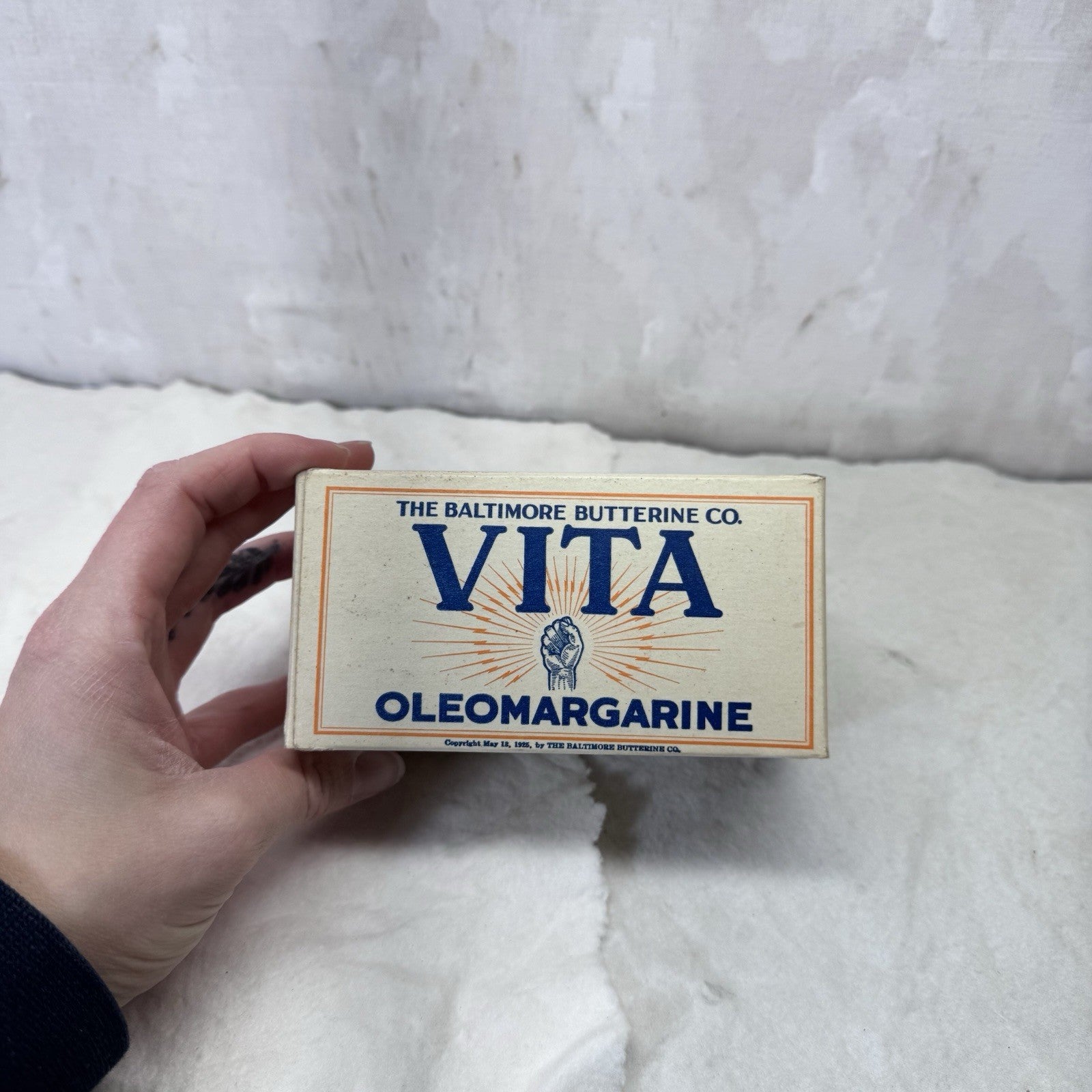 Vita Oleomargarine Empty Vintage Box 