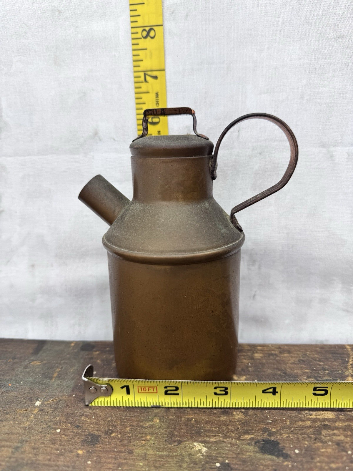 Antique Copper Pitcher #1273