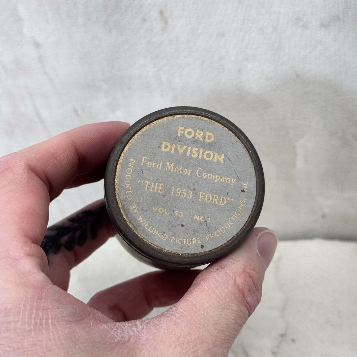 Ford Division “The 1953 Ford” Volume 53 Small Empty Tin Vintage
