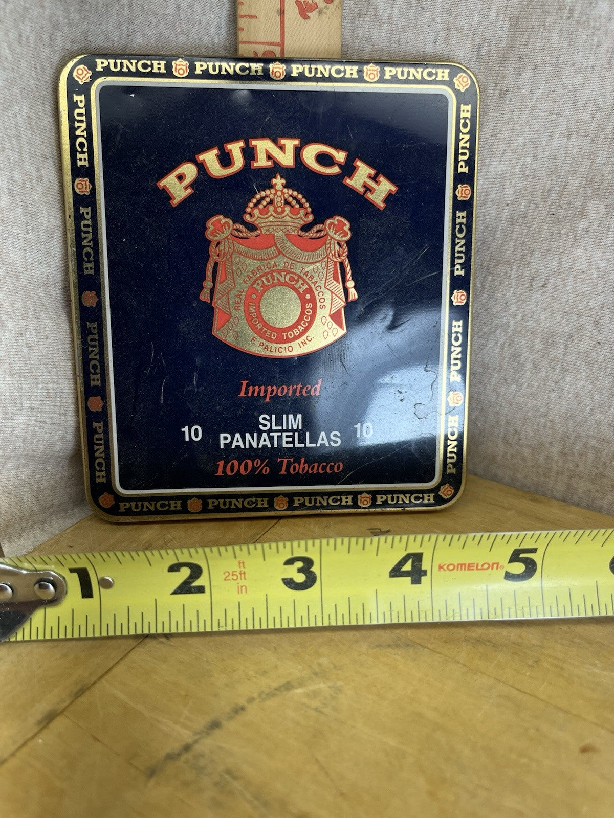Punch Imported Empty Cigarette Tin