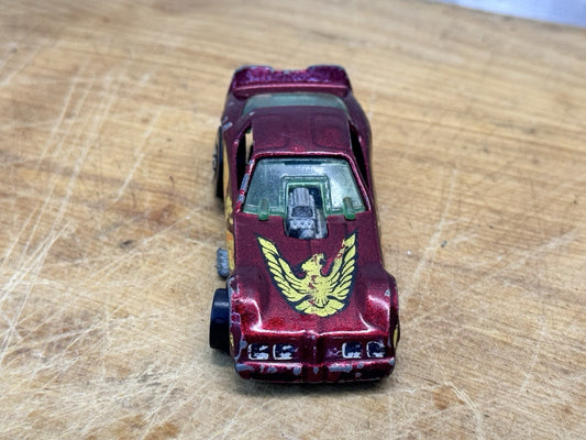 1977 RARE Hot Wheels Metallic Red Hot Bird Trans Am Firebird #1294