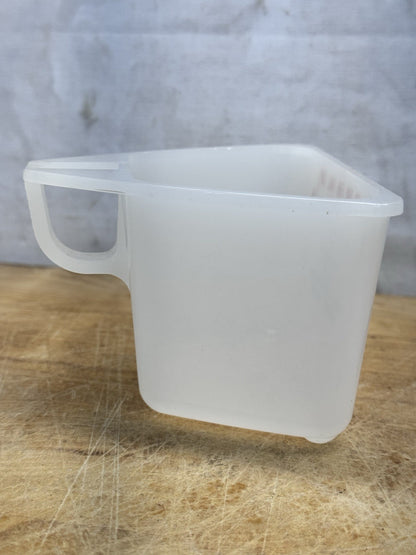 Waupun Wisconsin Measuring Cup Advertisement Vtg Plastic #1442