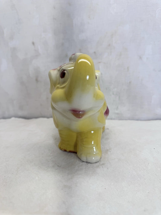 Carnival Circus Elephant Planter Vintage Flawed
