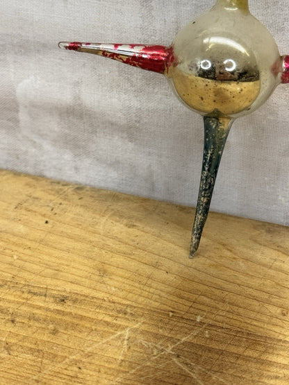 Rare Sputnik Antique Christmas Ornament  #1517