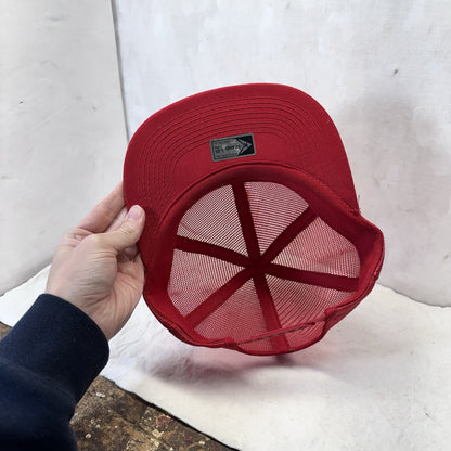 Purina The Farmers Co. Red SnapBack Truckers Hat Vintage 