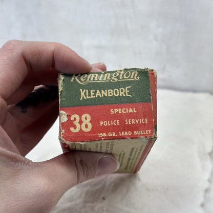 Remington Kleanbore Police Service Box Empty Vintage