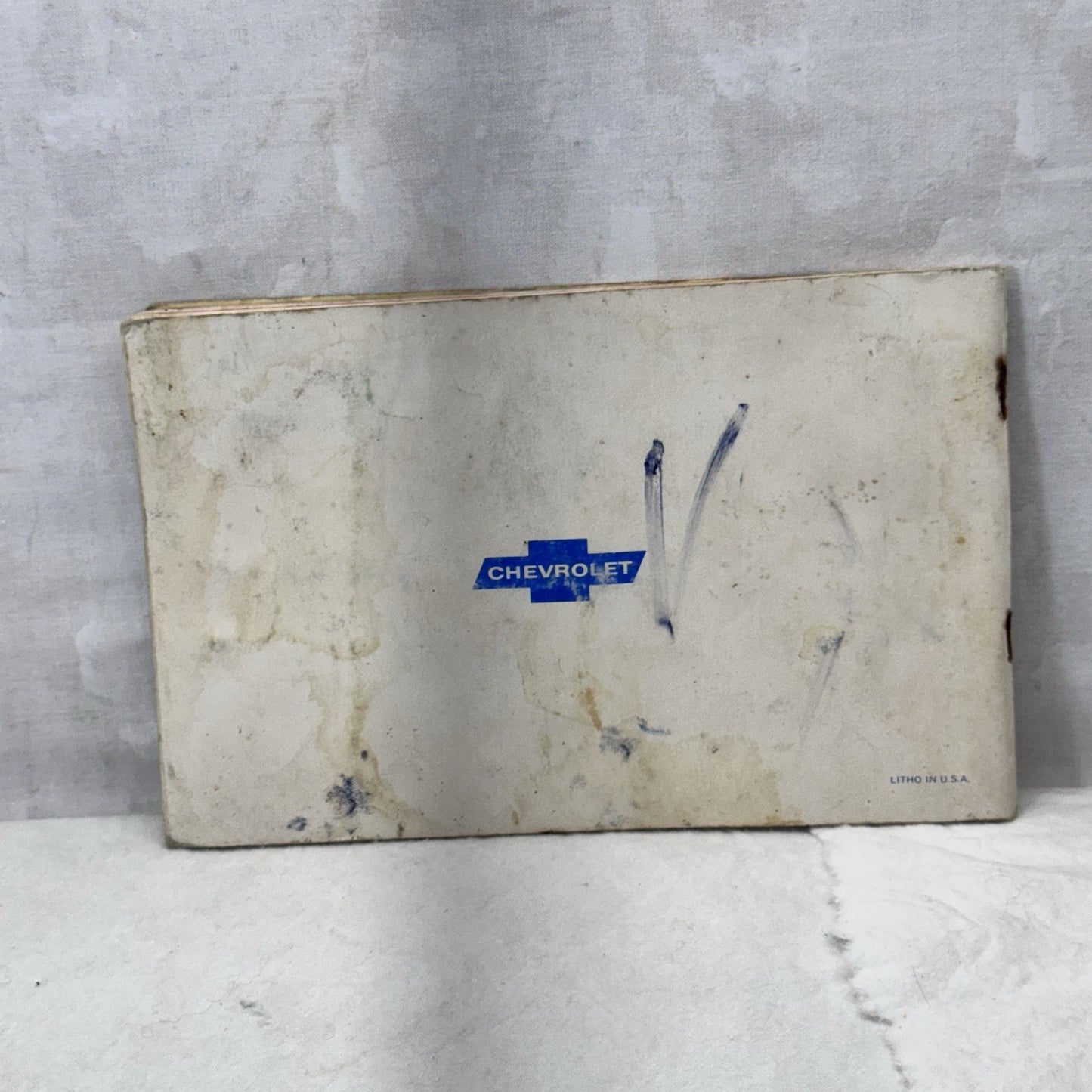 1970 Chevrolet Paper Owners Manual Vintage 