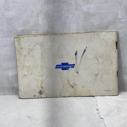 1970 Chevrolet Paper Owners Manual Vintage 