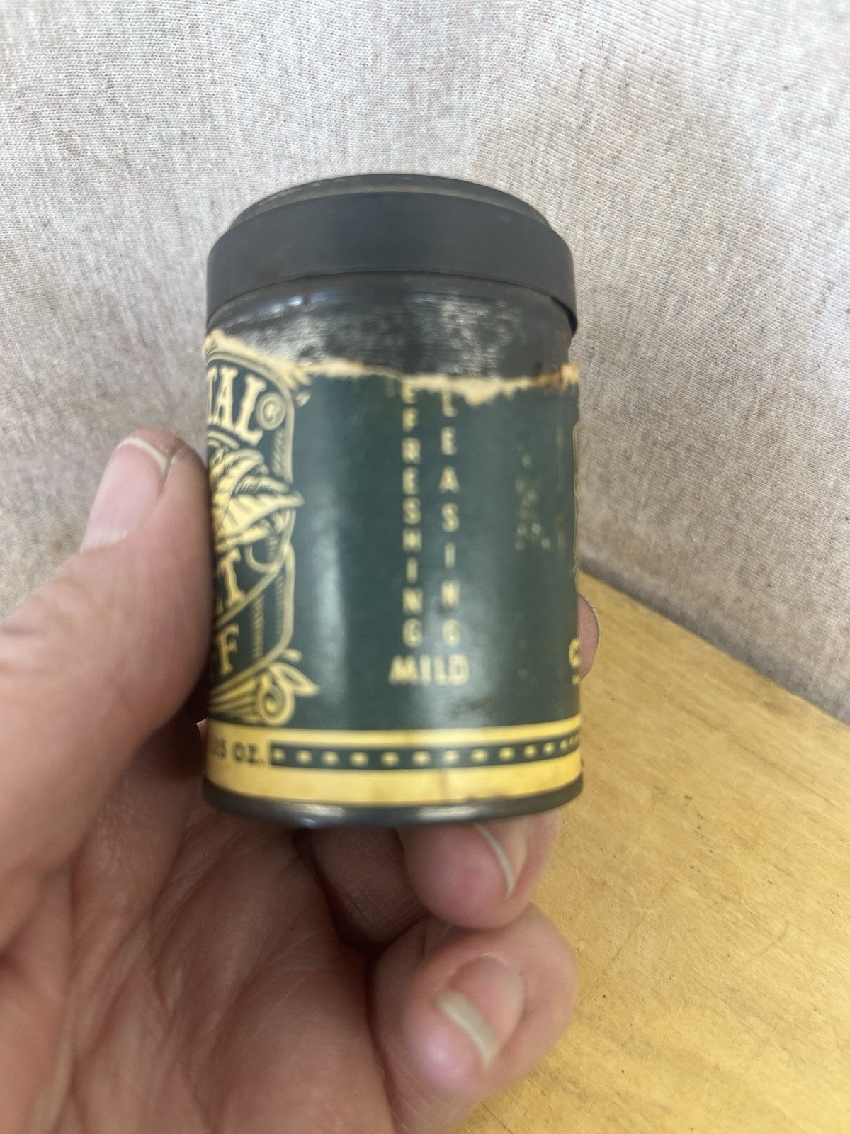 Dental Sweet Snuff Tobacco Empty Tin