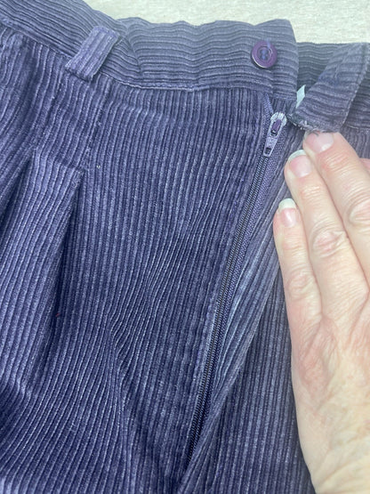 1980s Women’s Purple Corduroy Jeans