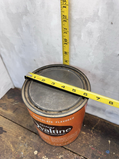 Ovaltine Sweet Chocolate Orange Tin Vtg Kitchen #1446