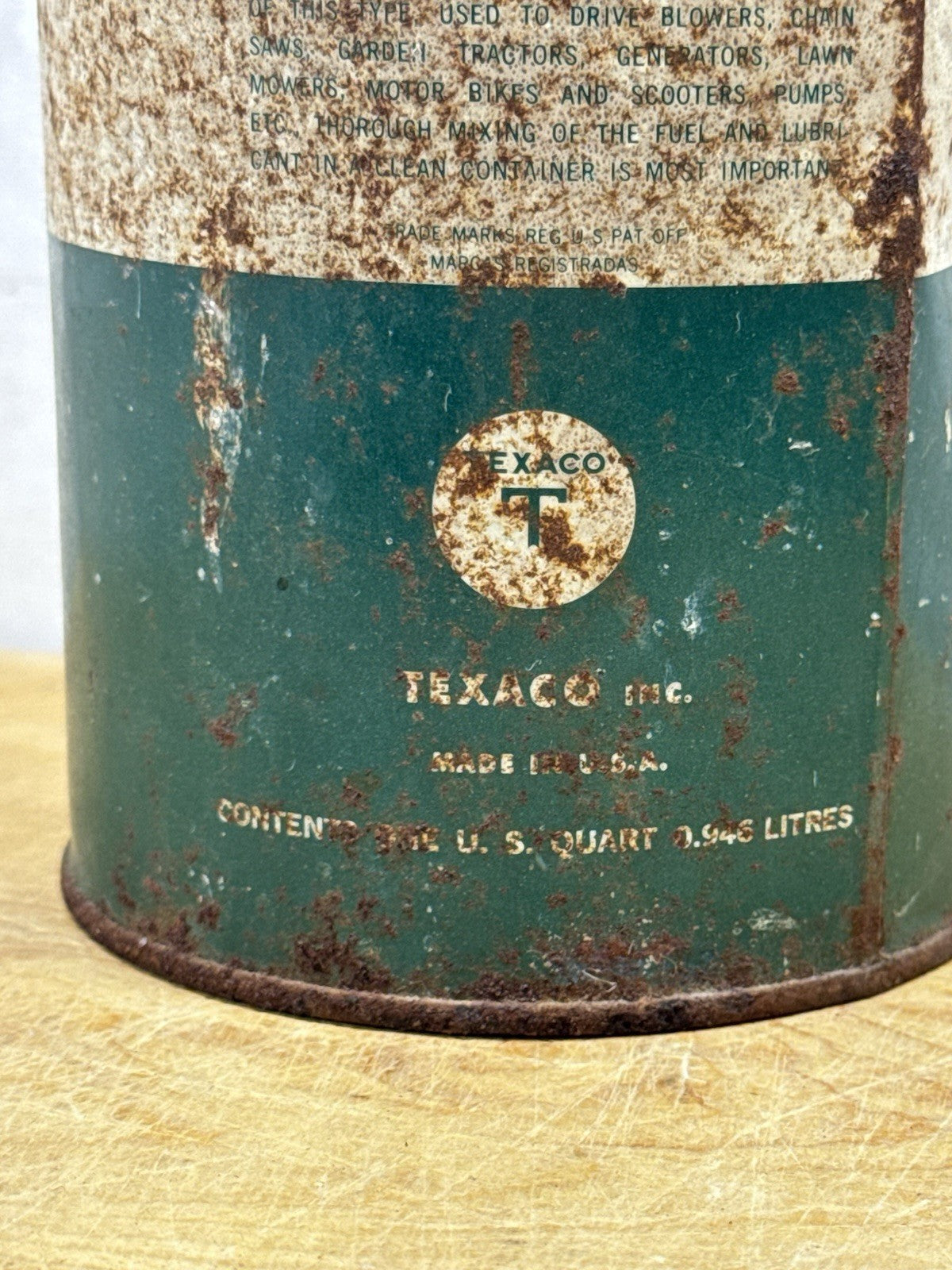 Texaco Outboard Motor Tin #1117