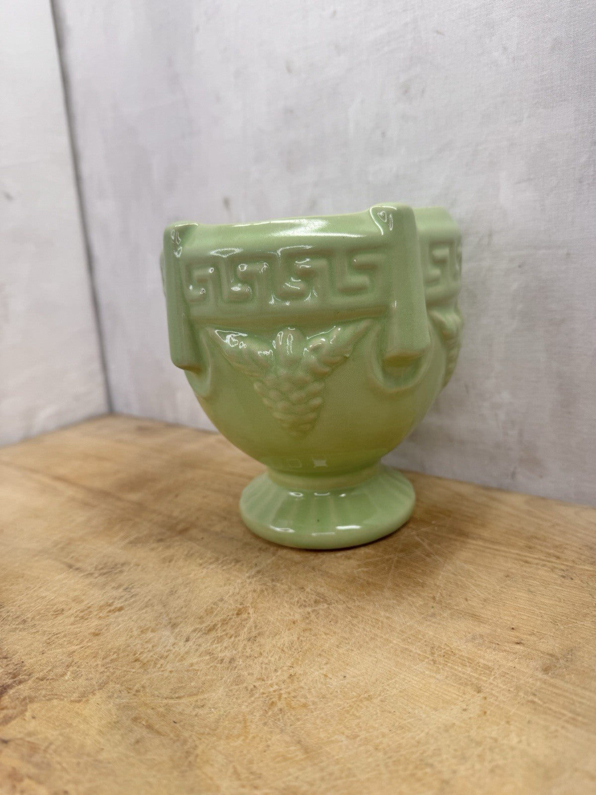 McCoy Green Planter Vtg #S-1539
