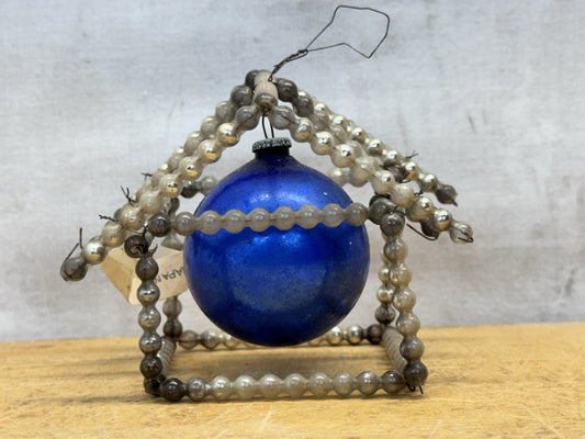 Antique Christmas Wired House Ornament Occupied Japan #1351