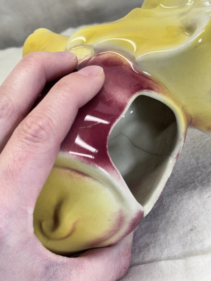 Carnival Circus Elephant Planter Vintage Flawed