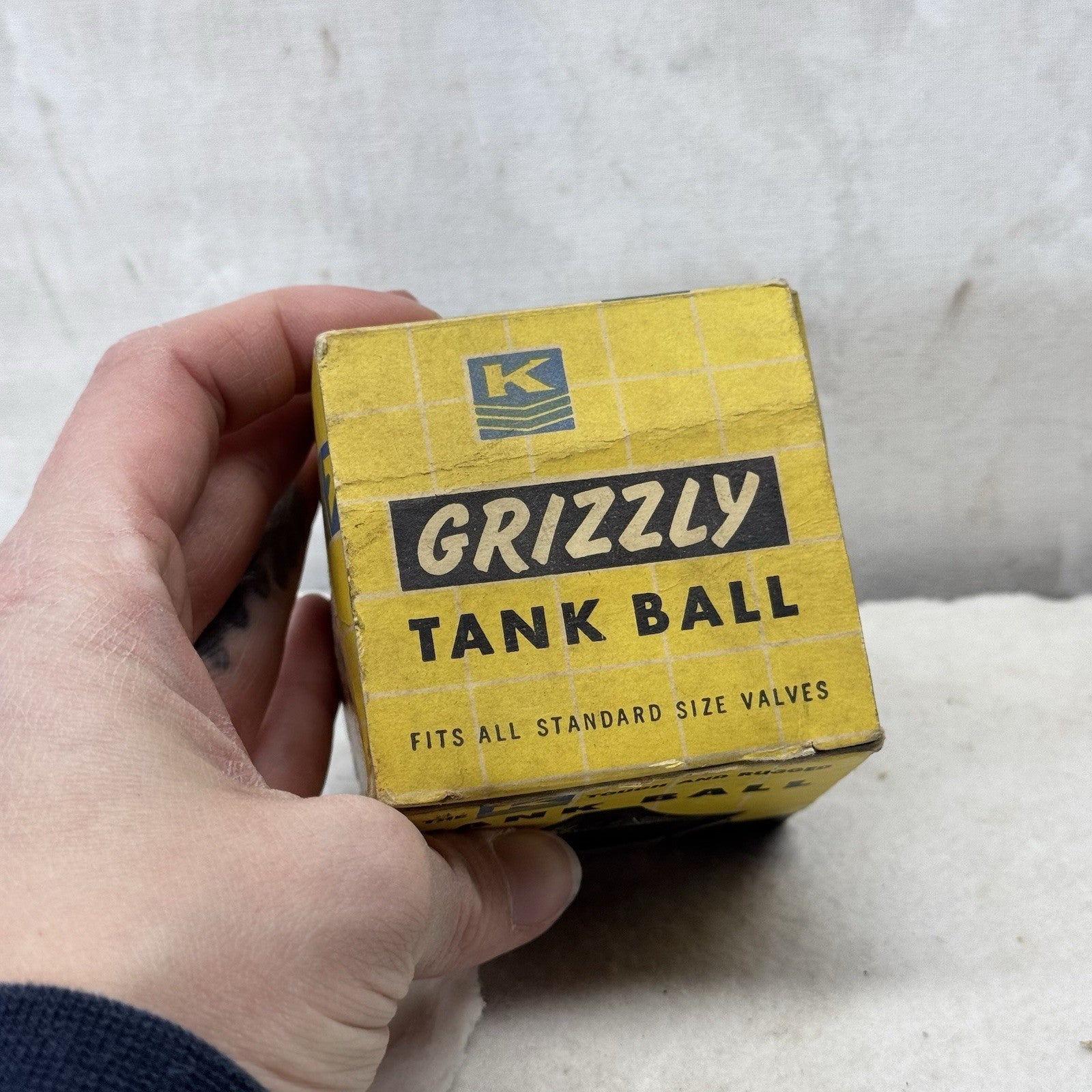NOS Vintage Grizzly Tank Ball