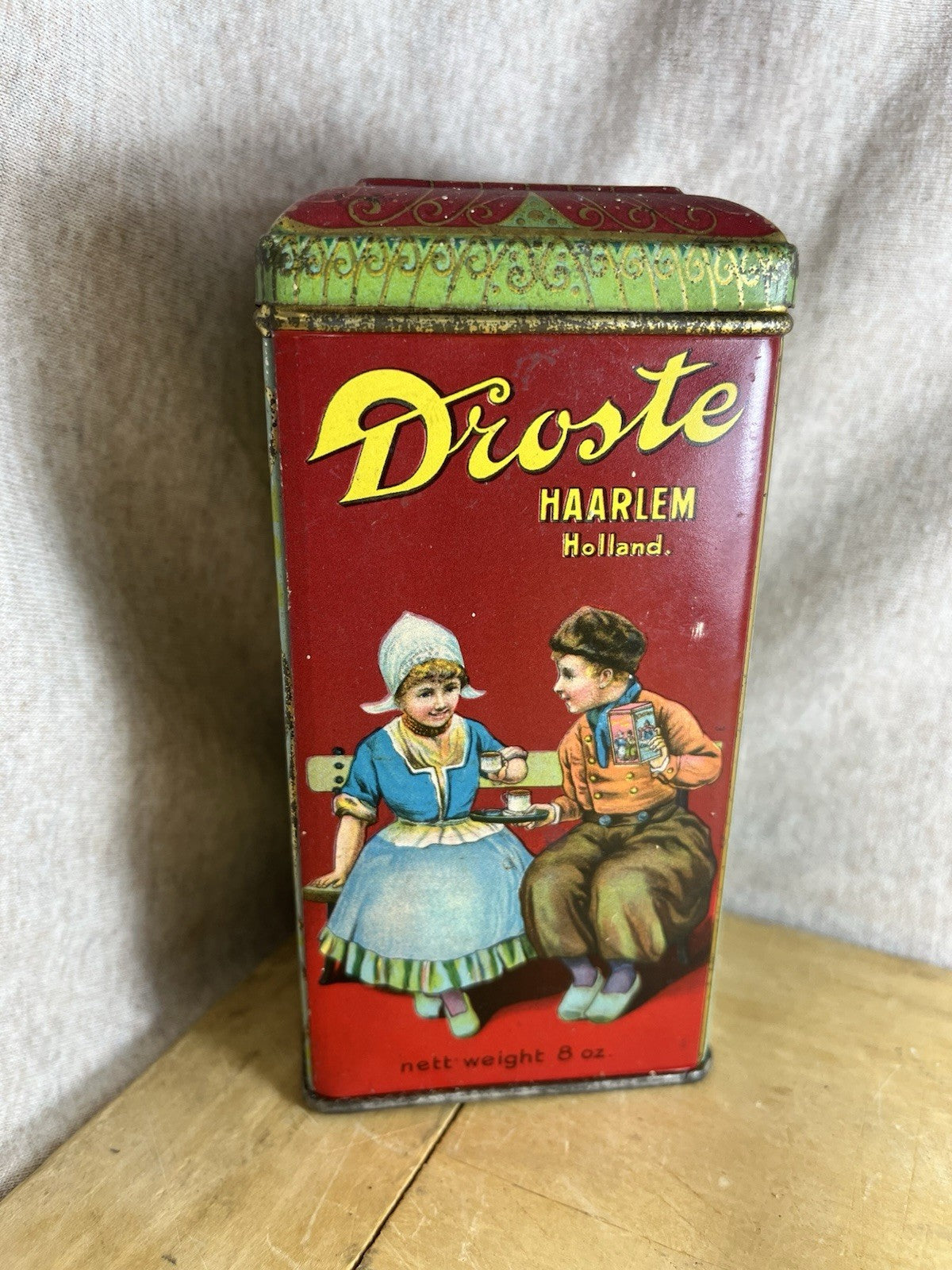 Drostes Cocoa Empty Vintage Tin