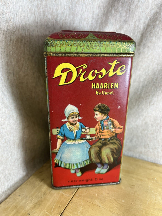 Drostes Cocoa Empty Vintage Tin