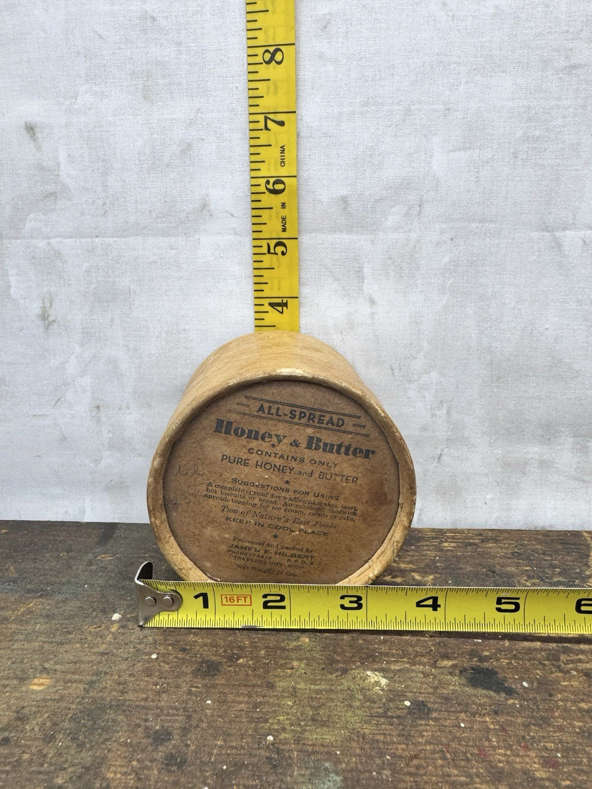 Honey & Butter Antique Container #1163