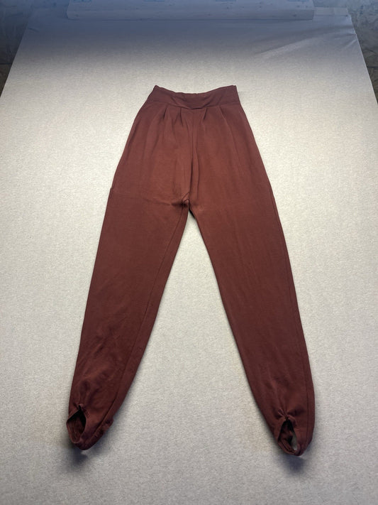 1980s Women’s Brown Knit Stirrup Pants