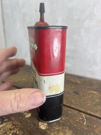 Vintage Triple-X Graphite Penetrating Oil  Tin with Spout Made USA Chicago Empty