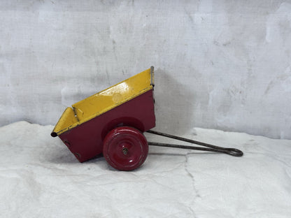 Mini Tin Toy Cart Vintage #S-1767
