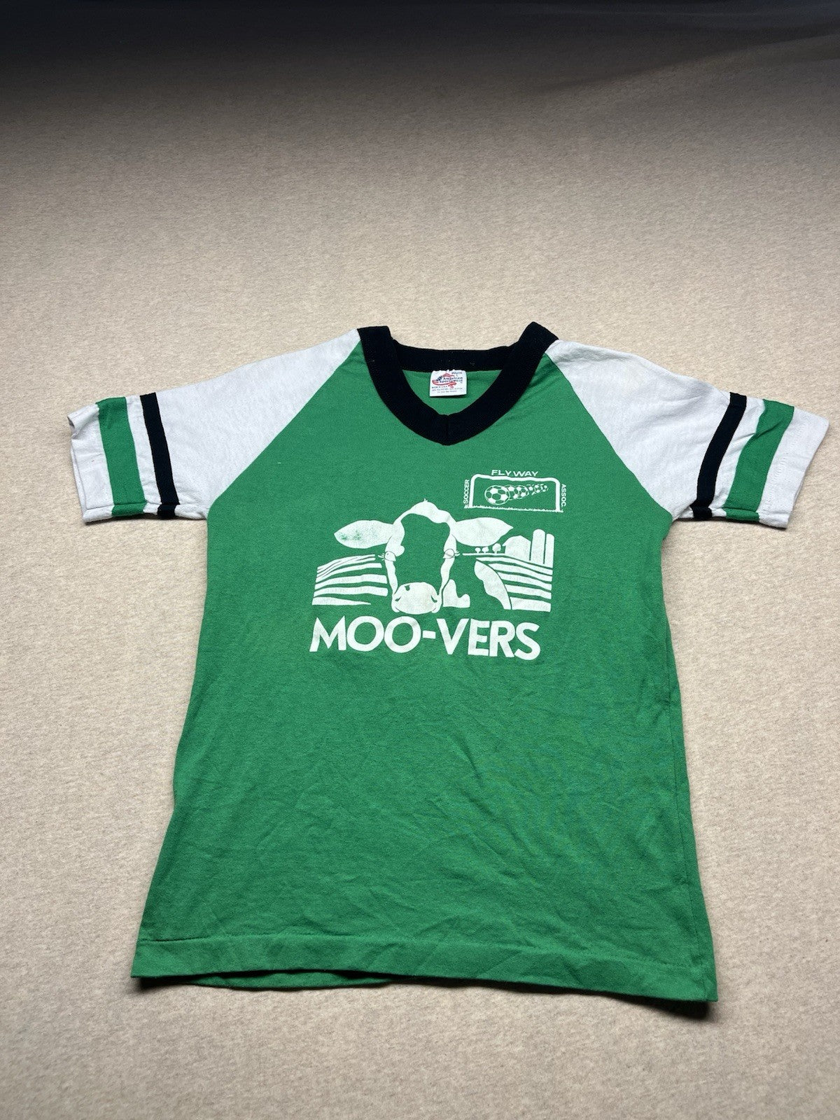 1980s Youth Green Flyway Movers Tshirt